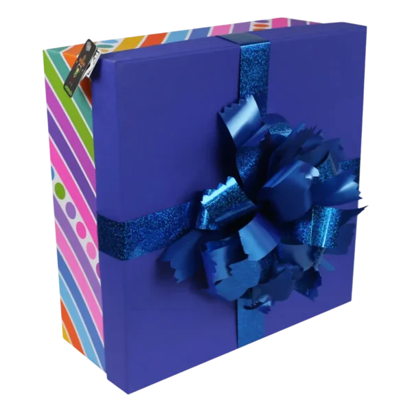 AZUL OPARADA Caja Payaso Cuadrada